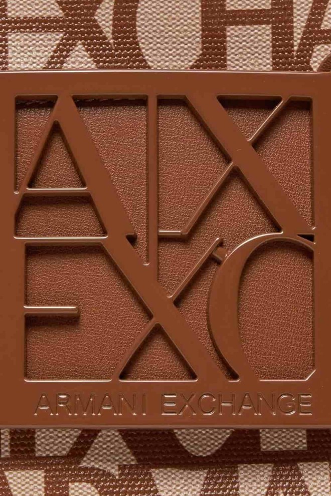 ARMANI EXCHANGE Brązowa torebka klasyczna