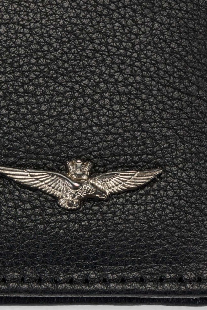 AERONAUTICA MILLITARE Leather men's eagle wallet