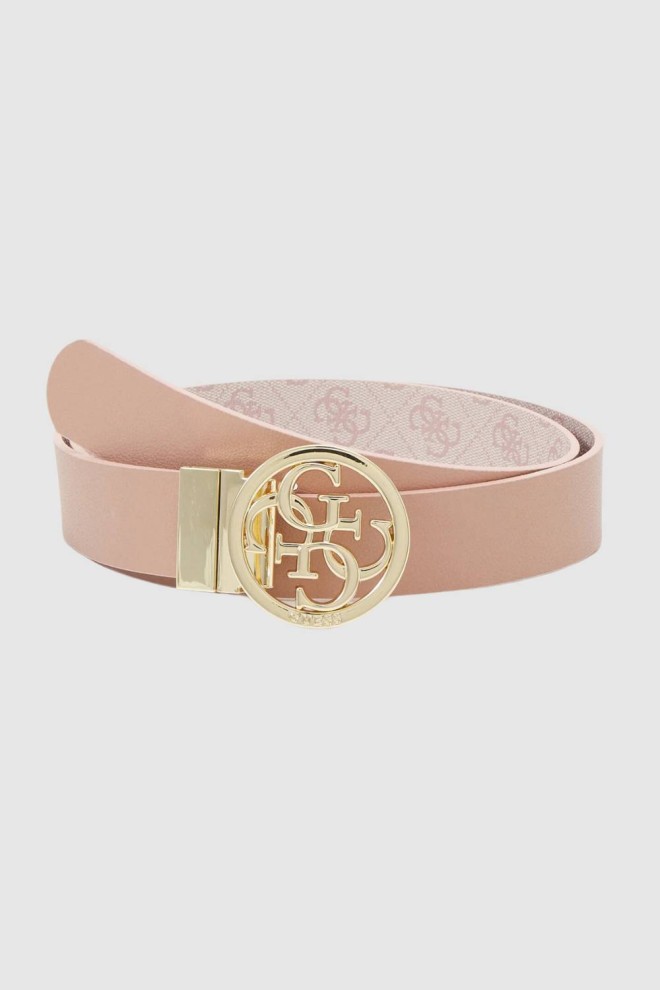 GUESS Pink Two-Sided Noelle Belt