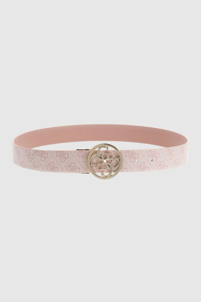 GUESS Pink Two-Sided Noelle Belt