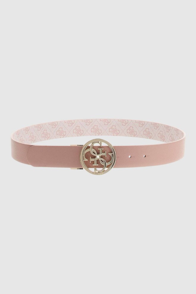 GUESS Pink Two-Sided Noelle Belt