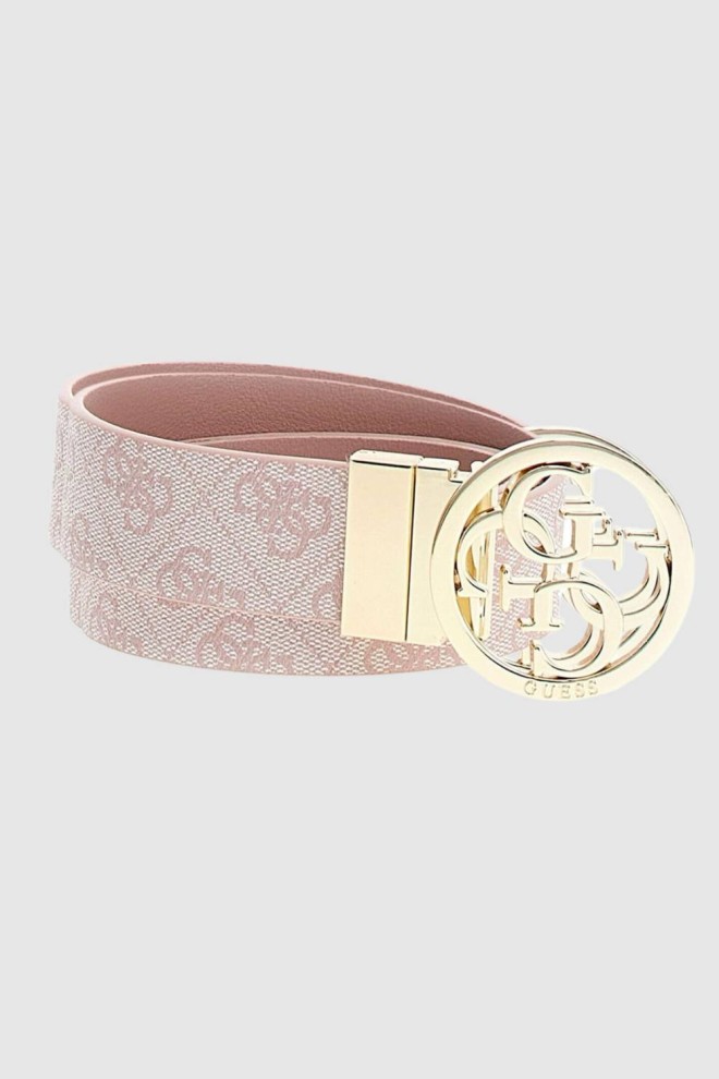 GUESS Pink Two-Sided Noelle Belt