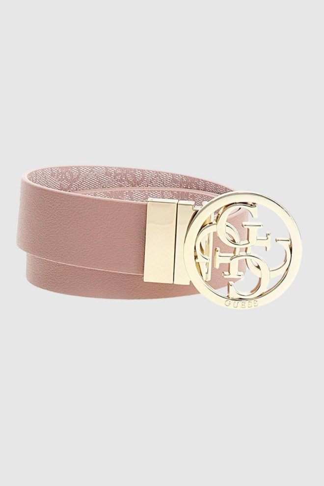 GUESS Pink Two-Sided Noelle Belt