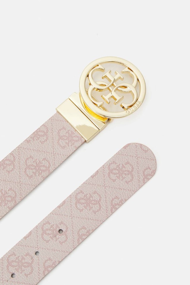 GUESS Pink Two-Sided Noelle Belt