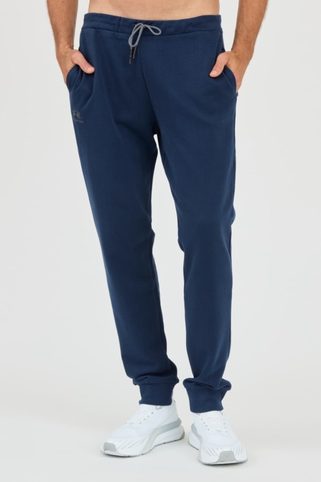 LA MARTINA Navy blue sweatpants