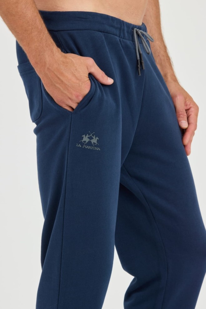 LA MARTINA Navy blue sweatpants