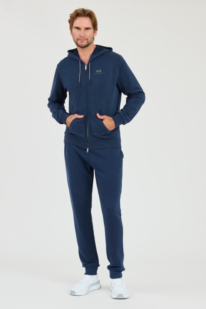 LA MARTINA Navy blue sweatpants