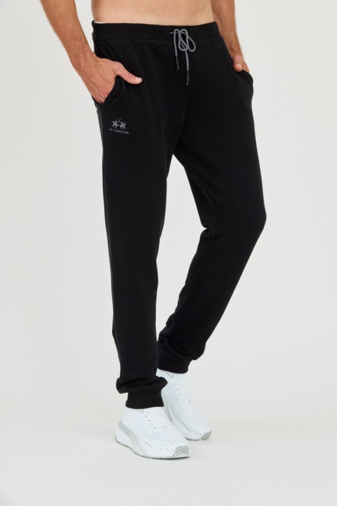 LA MARTINA Black sweatpants