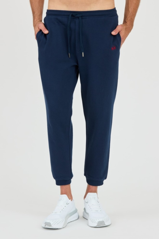 LA MARTINA Navy blue sweatpants