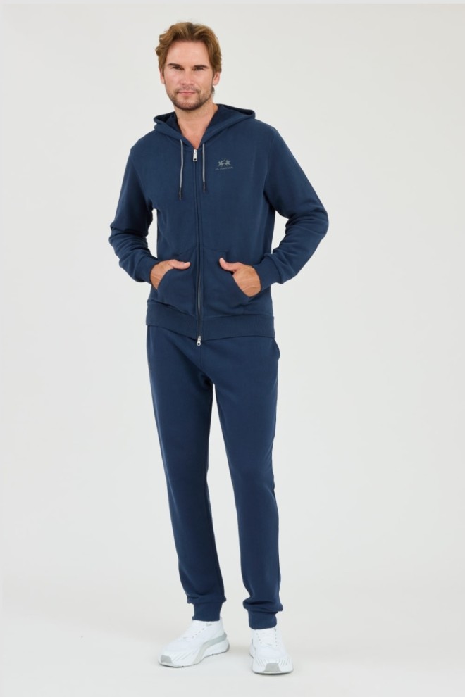 LA MARTINA Hanorac cu glugă pentru bărbați, albastru marin