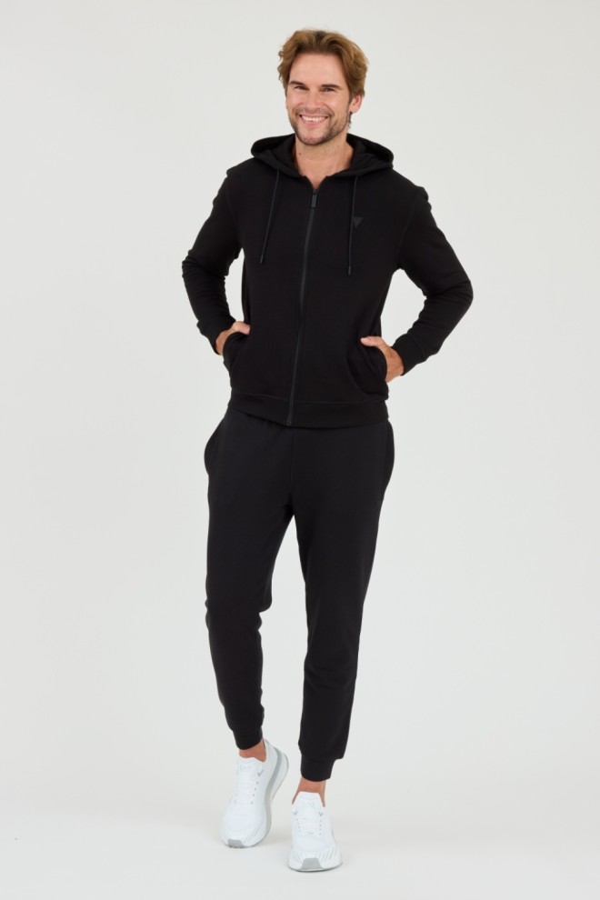 Hanorac cu glugă pentru bărbați GUESS Black