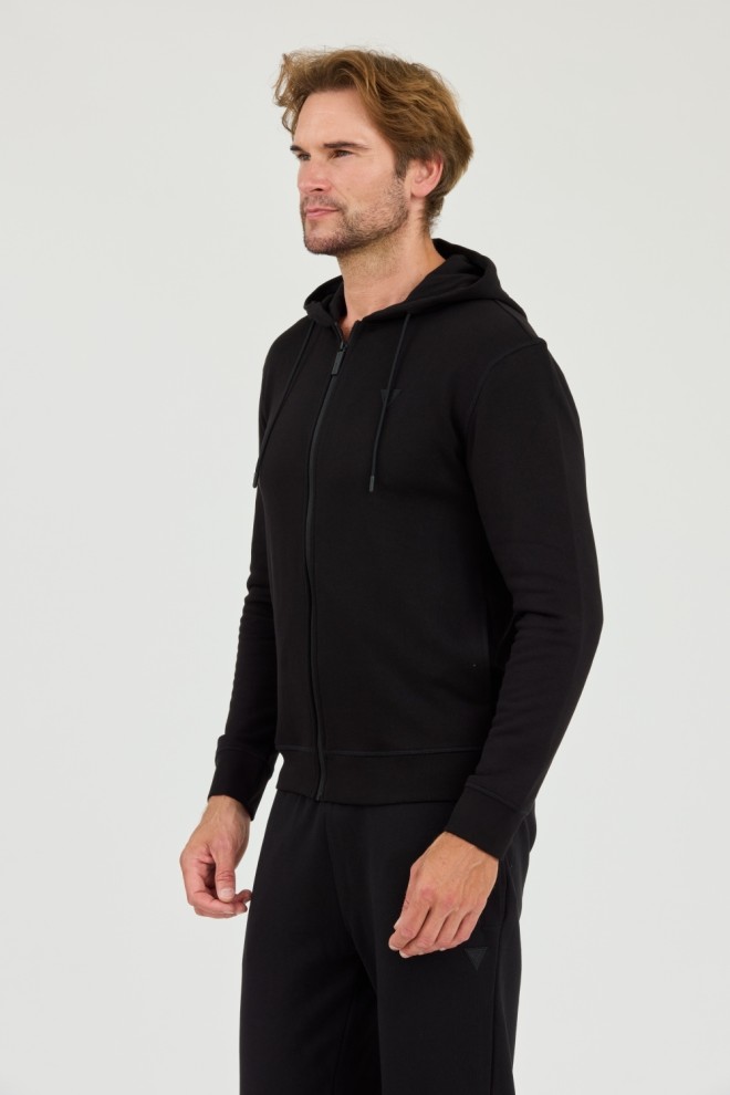 GUESS Black Hooded Sweatshirt