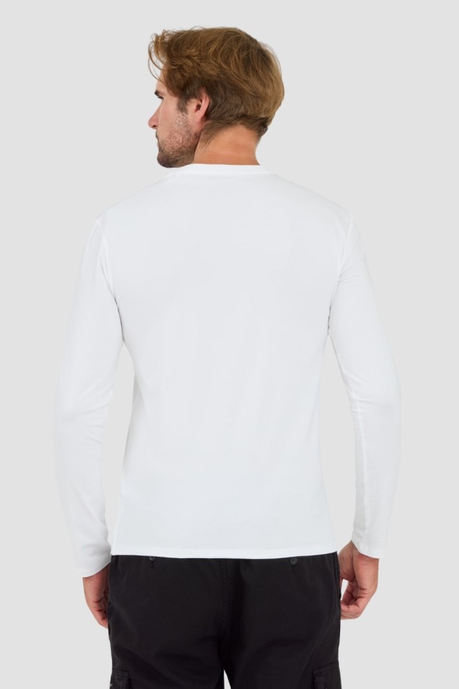 GUESS White Core Tee Longsleeve