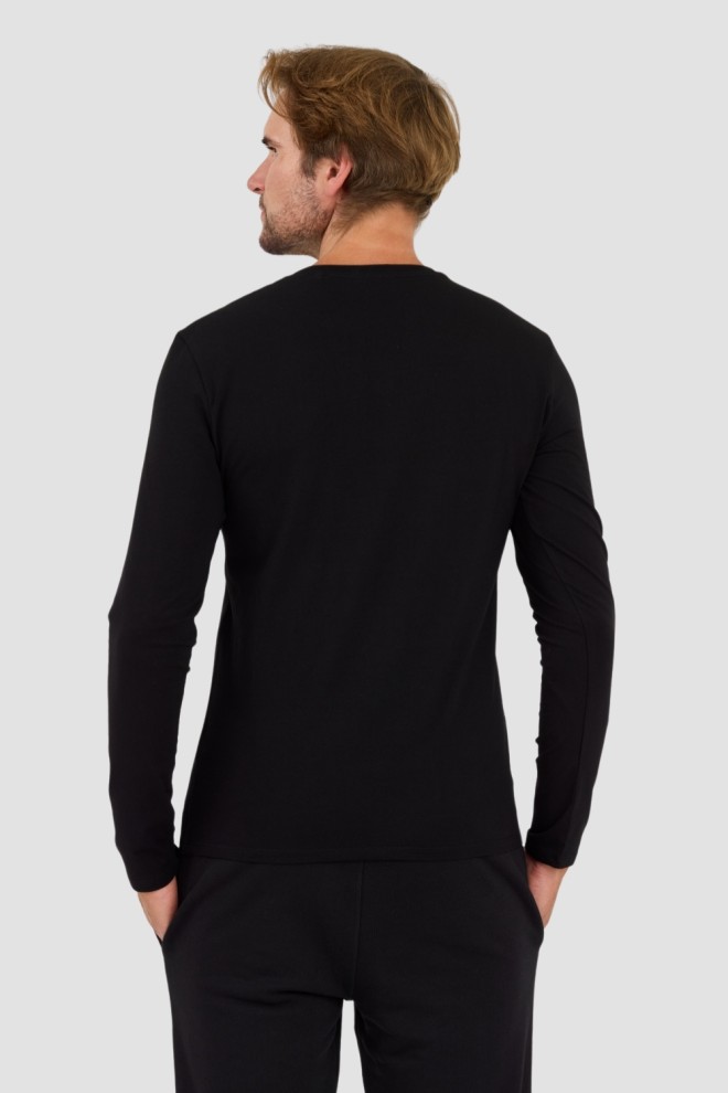 GUESS Black Longsleeve Core Tee