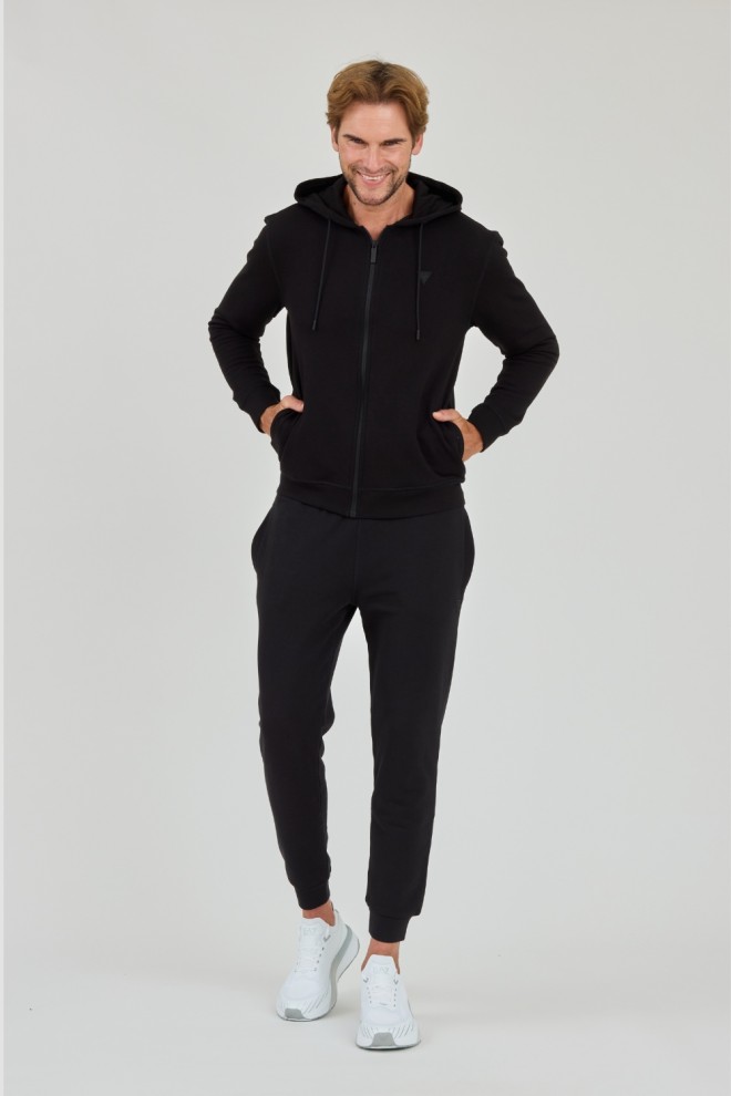 Pantaloni de trening pentru bărbați GUESS Black