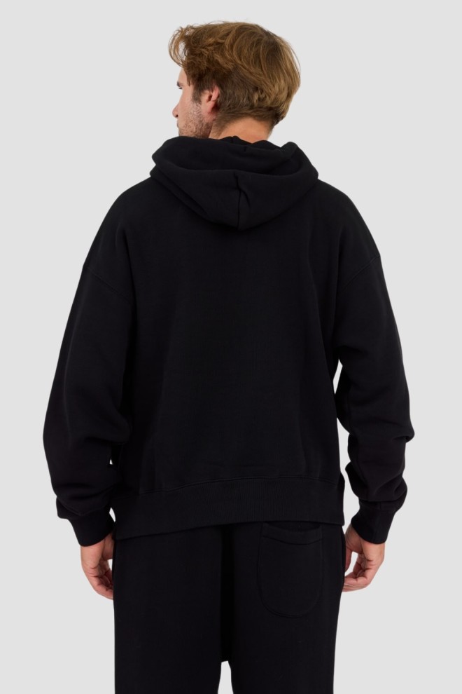 OFF-WHITE Black Off Stamp Skate Hoodie