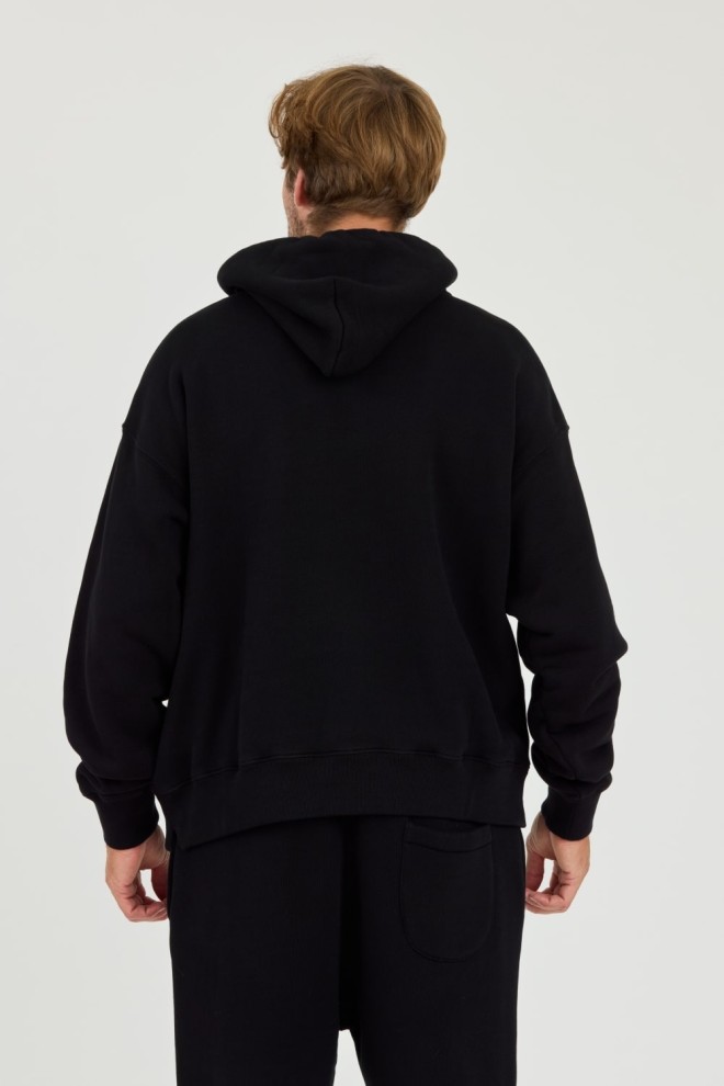 OFF-WHITE Hanorac negru pentru bărbați Big Bookish Skate alb