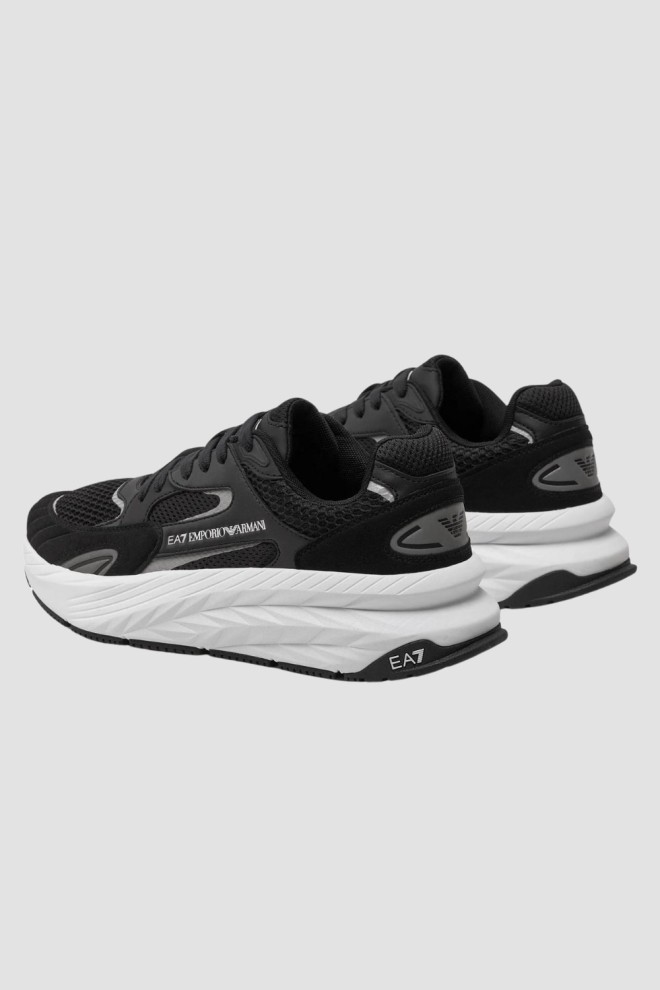 Adidași pentru bărbați EA7 negru și alb