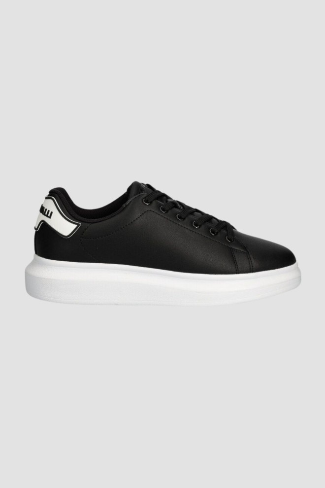 JUST CAVALLI Black FONDO URSA DIS sneakers. 2