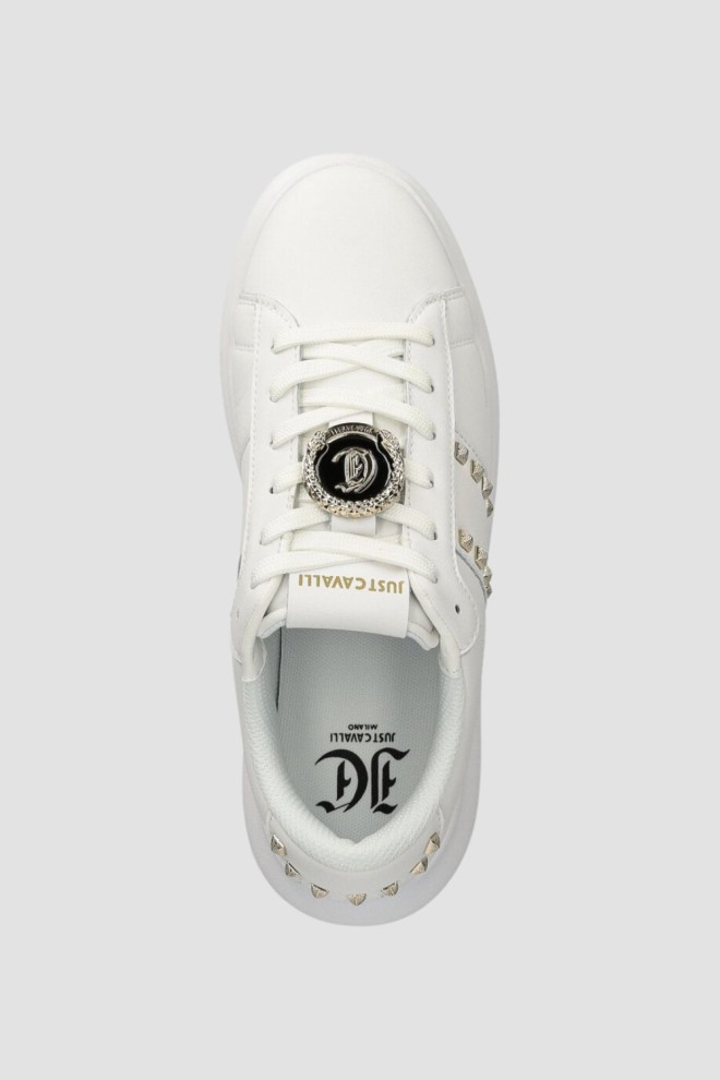 JUST CAVALLI White FONDO URSA DIS sneakers. 3