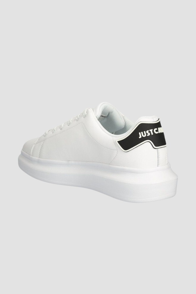 JUST CAVALLI White leather FONDO URSA DIS sneakers. 2