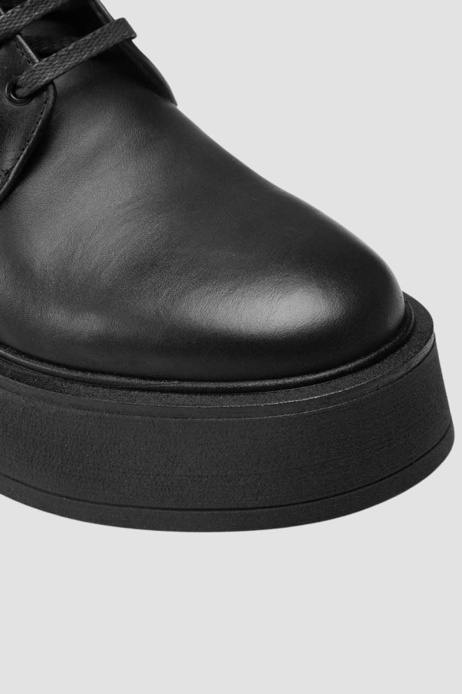 KARL LAGERFELD Cizme din piele neagră ZEPHYR