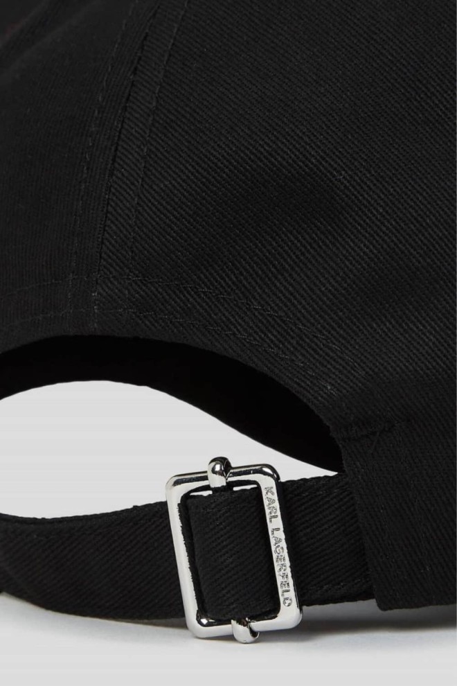 KARL LAGERFELD Black Cap K/signature Rhnstn