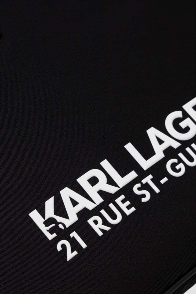 KARL LAGERFELD Чорний портфель K/rsg Нейлоновий портфель KARL LAGERFELD