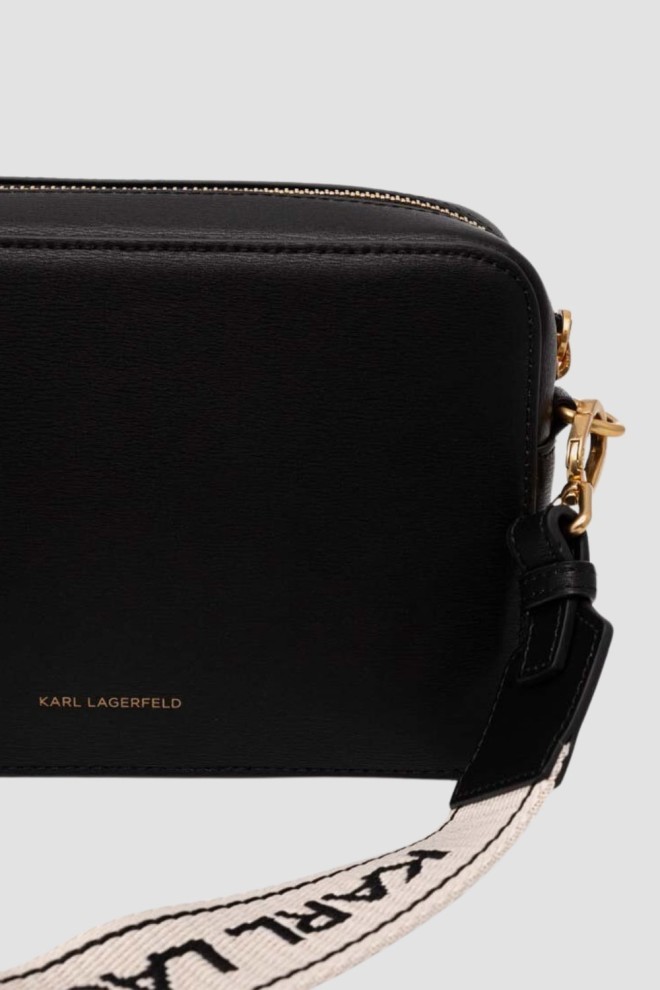 KARL LAGERFELD Black K/lock Camerabag Handbag