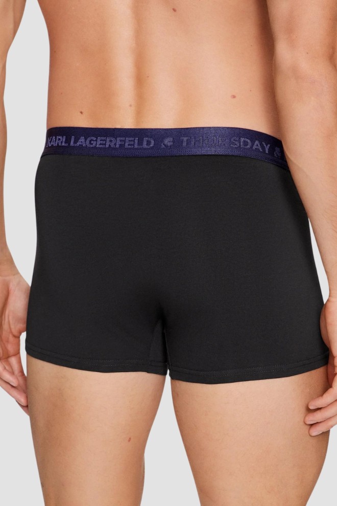 KARL LAGERFELD Day of the Week Trunk Black Boxer Set 7PACK