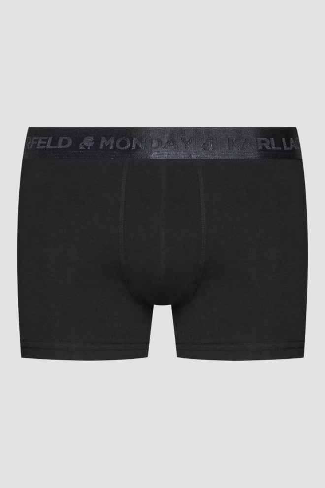 KARL LAGERFELD Zestaw czarnych bokserek Day Of The Week Trunk 7PACK