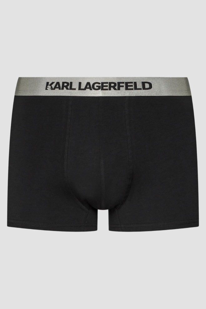 KARL LAGERFELD Zestaw bokserek Metallic Elastic Trunk Set 3PACK