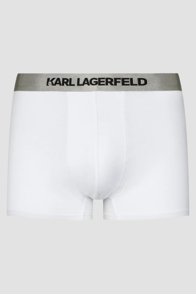 KARL LAGERFELD Metallic Elastic Trunk Boxer Set 3PACK