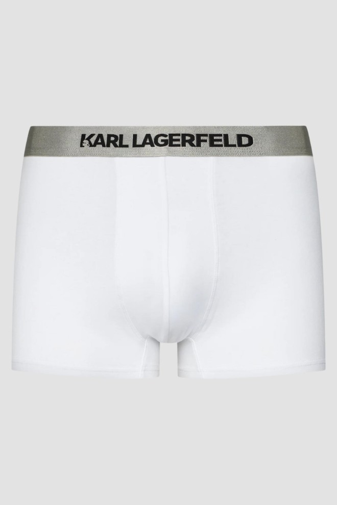 KARL LAGERFELD Set trunchi elastic metalic 3PACK boxeri