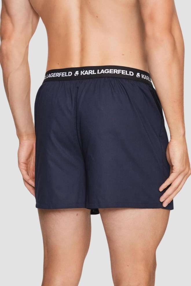 KARL LAGERFELD Zestaw wielokolorowych bokserek 3PACK Woven Boxer Shorts