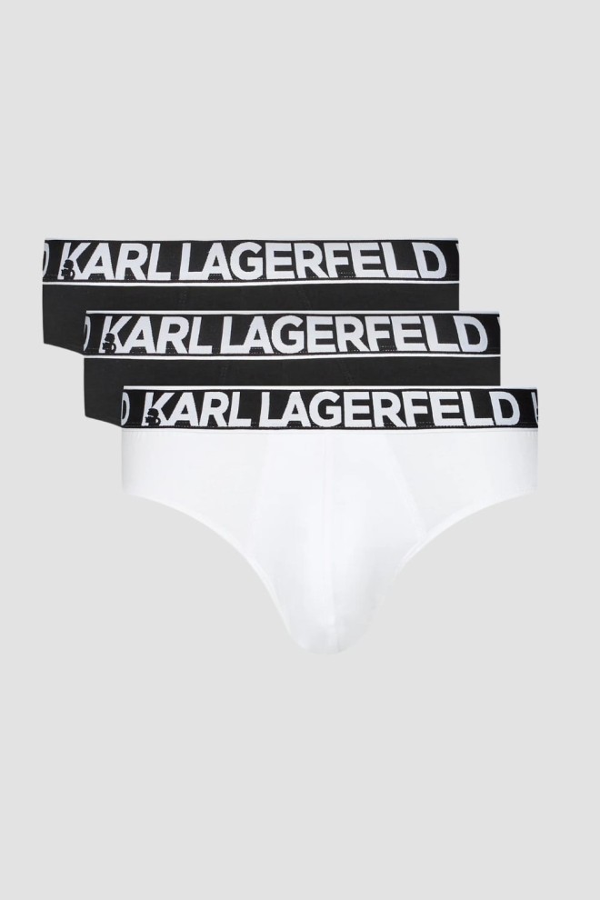 Комплект повних еластичних трусів KARL LAGERFELD 3PACK