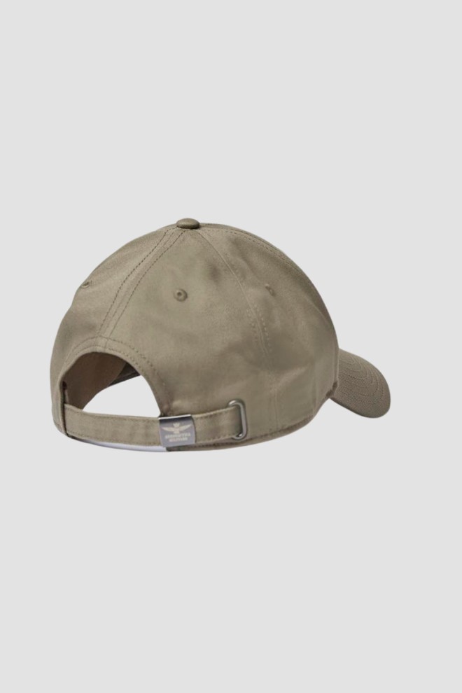 AERONAUTICA MILITARE Green cap with logo