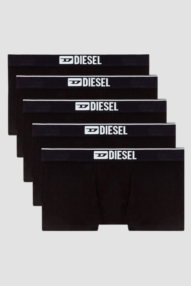 DIESEL 5PACK black boxer shorts set Umbx