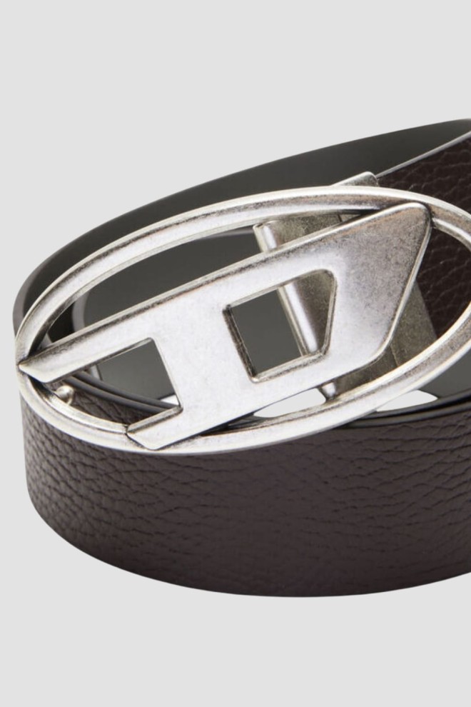 DIESEL Curea neagră reversibilă pentru bărbați B-1DR REV II