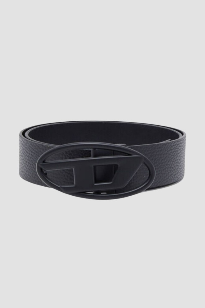 DIESEL Black reversible belt B-1DR REV II