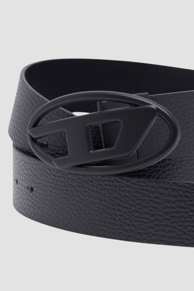 DIESEL Curea reversibilă neagră pentru bărbați B-1DR REV II