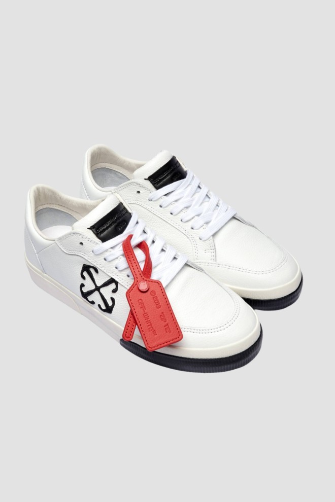 OFF-WHITE White New Low Vulcanized Leather adidași