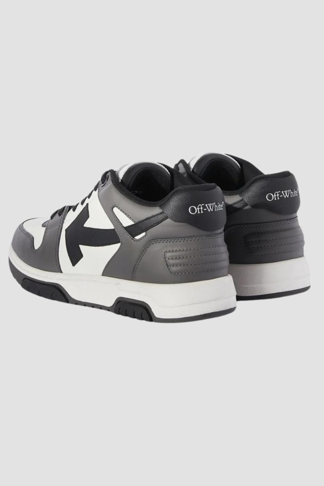 OFF-WHITE Grey Out Of Office Calf Leather sneakers