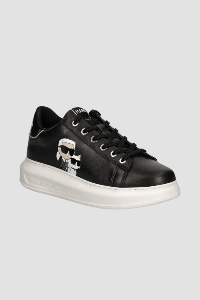 KARL LAGERFELD Black KAPRI Twin NFT Lo Lace sneakers