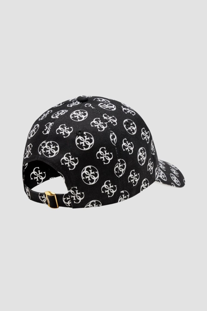 GUESS Czarna czapka z daszkiem Olympe Baseball Cap