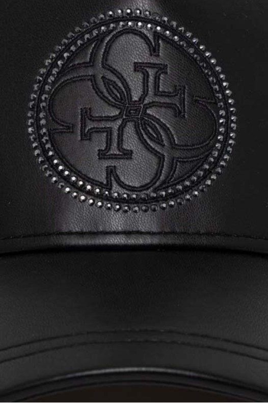 GUESS Black Edith Pu Cap