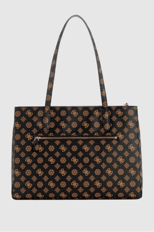 GUESS Brown Logoed Shopper...