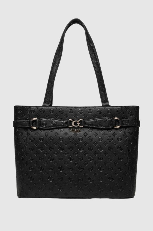 GUESS Black Logoed Shopper...