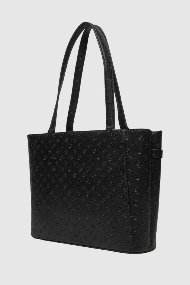 GUESS Black Logoed Shopper Arlena Noel Tote