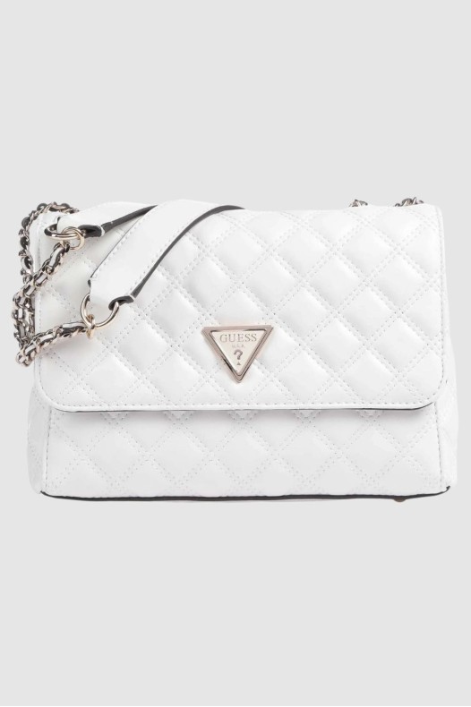 GUESS White Giully Handbag